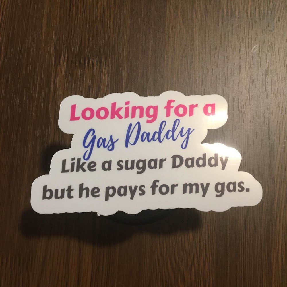 Gas Daddy Glossy Vinyl Sticker
